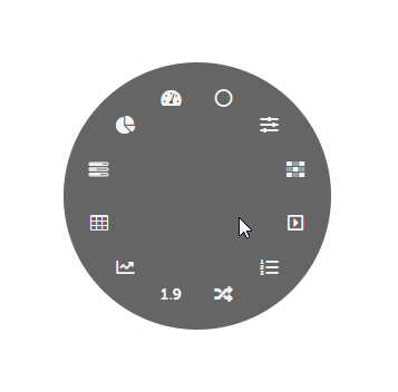 Creating a special chart vizual by expanding the vizual selection